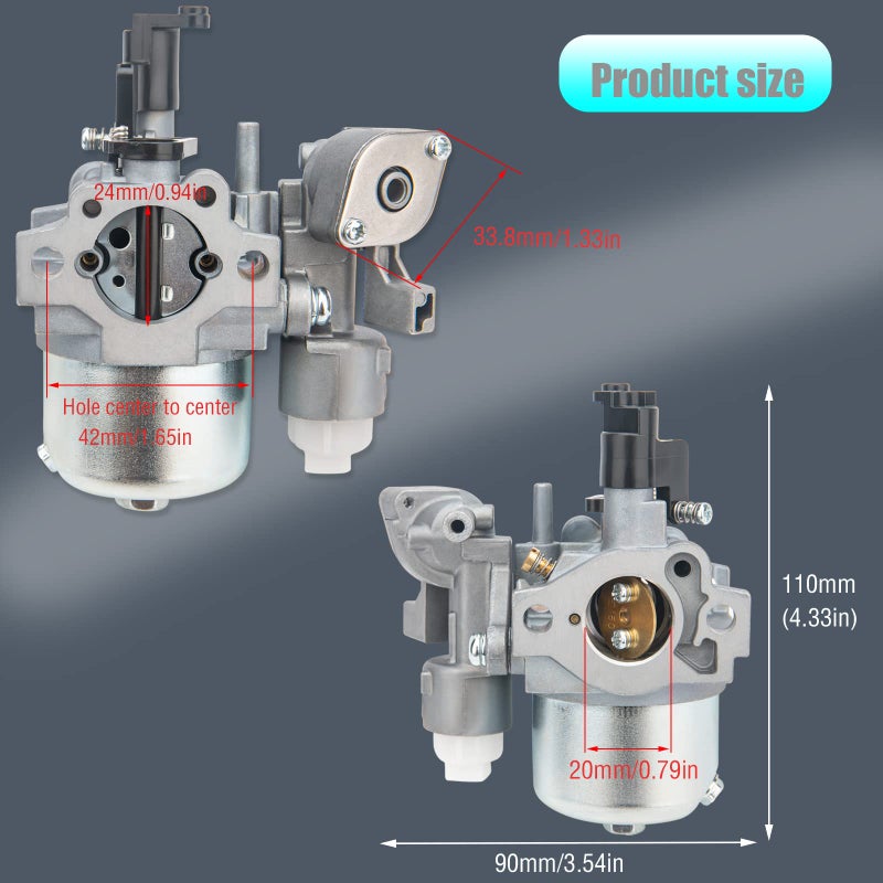 TOPEMAI EX17 Carburetor for Subaru Robin 6.0HP EX17 EX17D EX170 EX170D SP170 SP17 EX13 Engine Replace 277-62301-60 277-62301-30 Carb by TOPEMAI - Image 4